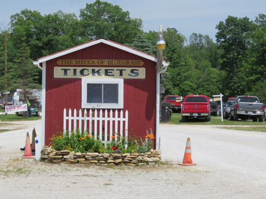 Ticket booth.